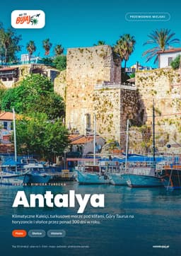 Okładka przewodnika Antalya