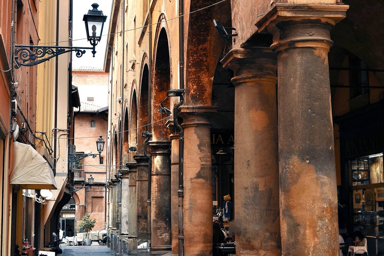 Arkady (portici) w Bolonii