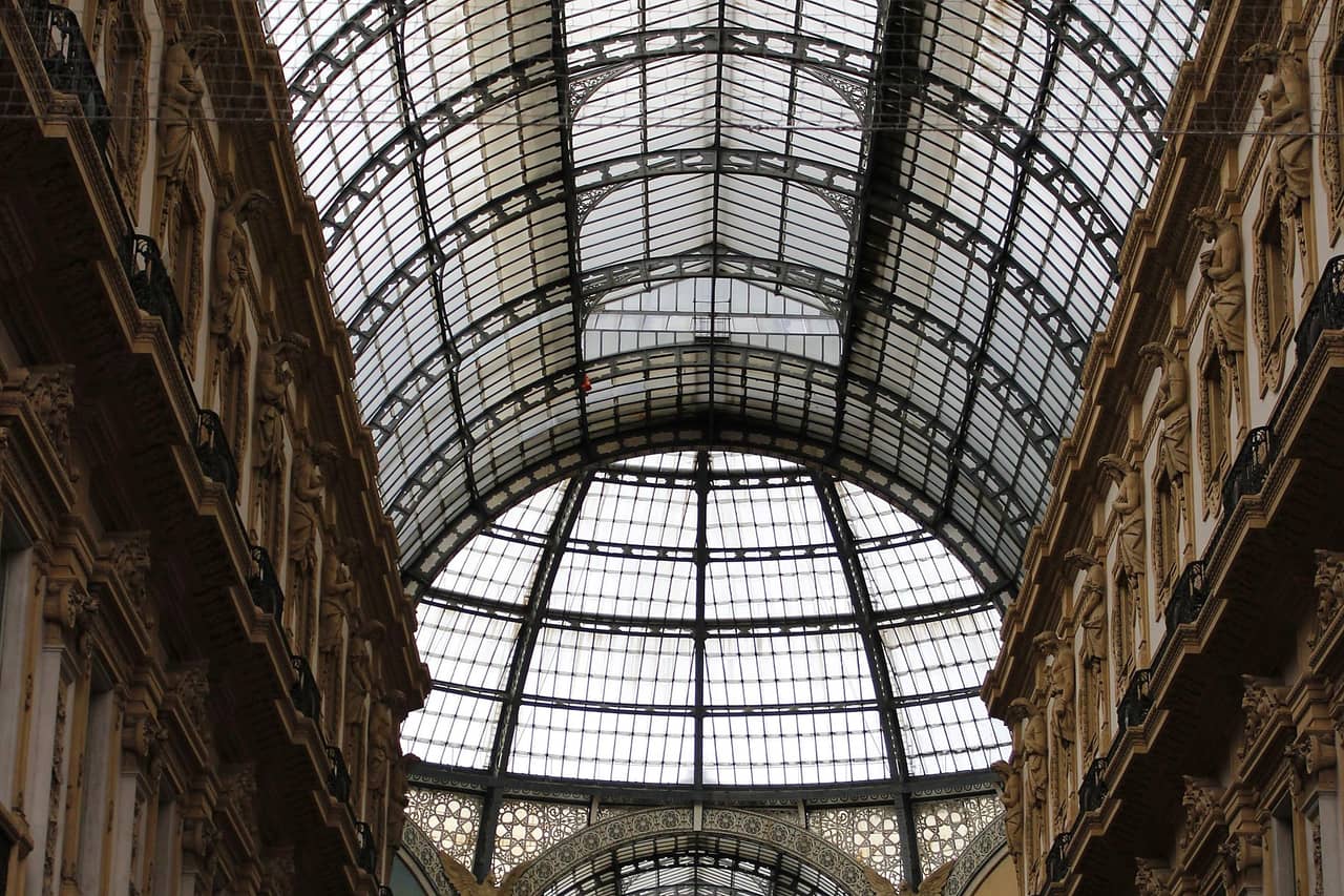 Wnętrze Galerii Vittorio Emanuele II