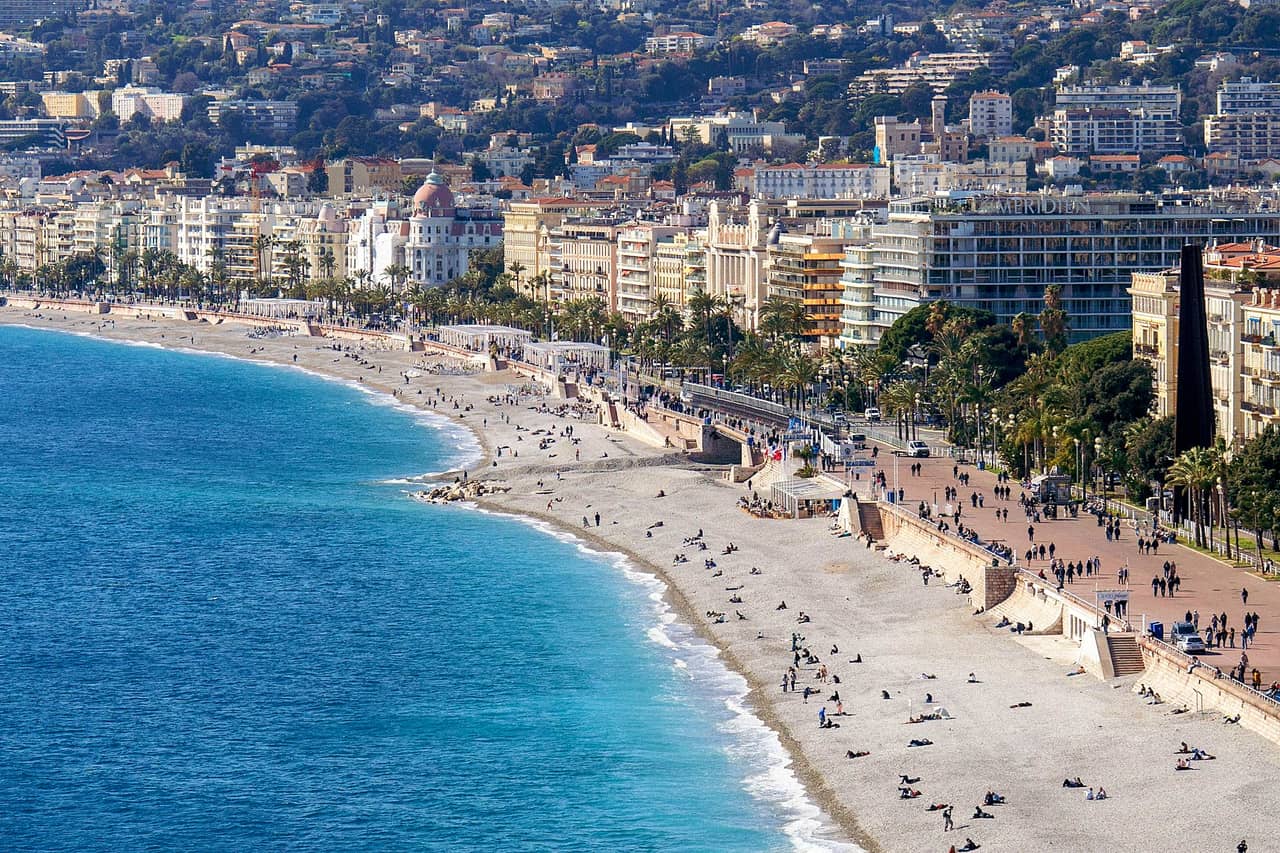 Promenade des Anglais i plaża